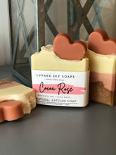 Load image into Gallery viewer, Cocoa Rose Clay Heart Soap