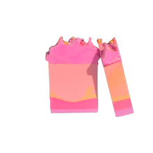 Load image into Gallery viewer, Raspberry Vanilla Sparkle Frosted Soap Bar