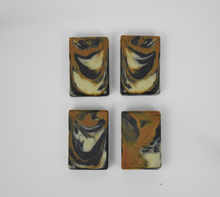 Load image into Gallery viewer, Turmeric Charcoal Ginger Oats Soap Bar