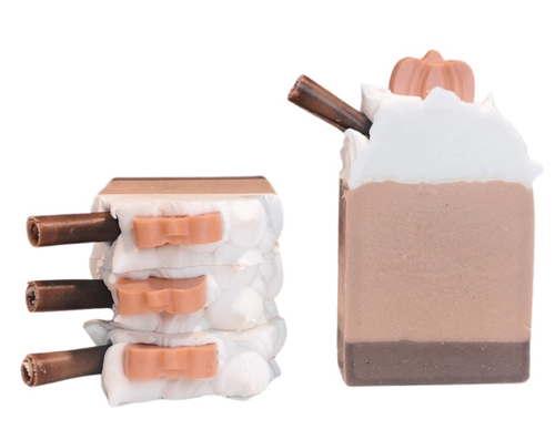 Pumpkin Spice Latte Frosted Soap Bar [Limited Edition]